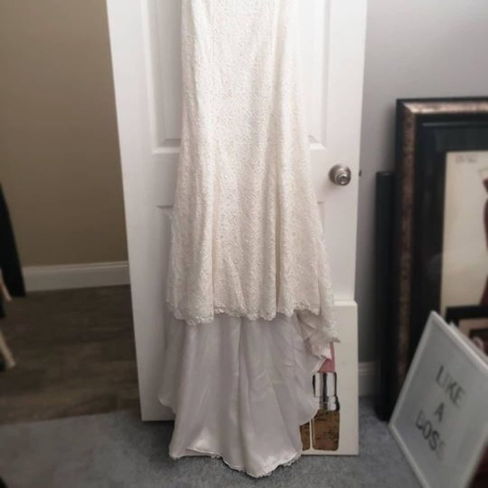 David's Bridal Wedding dress Style VW9469 - Picture 7 of 8